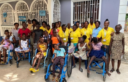 Besuch im Maison de Grace, Cap Haïtien, Haiti Besuch im Maison de Grace, Cap Haïtien, Haiti