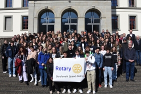 6. März 2022 - Rot. C. Meili versammelt über 50 Rotarier, Schulleitungspersonen und Rotarier und Rotarierinnen