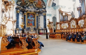 Adventsfeier in der Kathedrale St.Gallen mit Rot. Beat Grögli und Rot. Ruedi Lutz